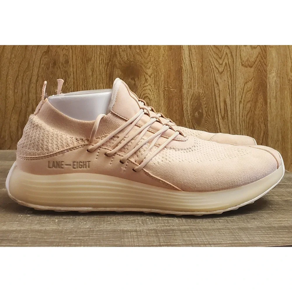 Lane Eight Trainer Sneakers Men's Size‎ 10.5 Light Pink